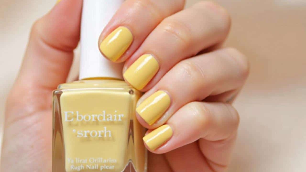 Butter yellow nails: soft pastel polish ideas for spring vibes