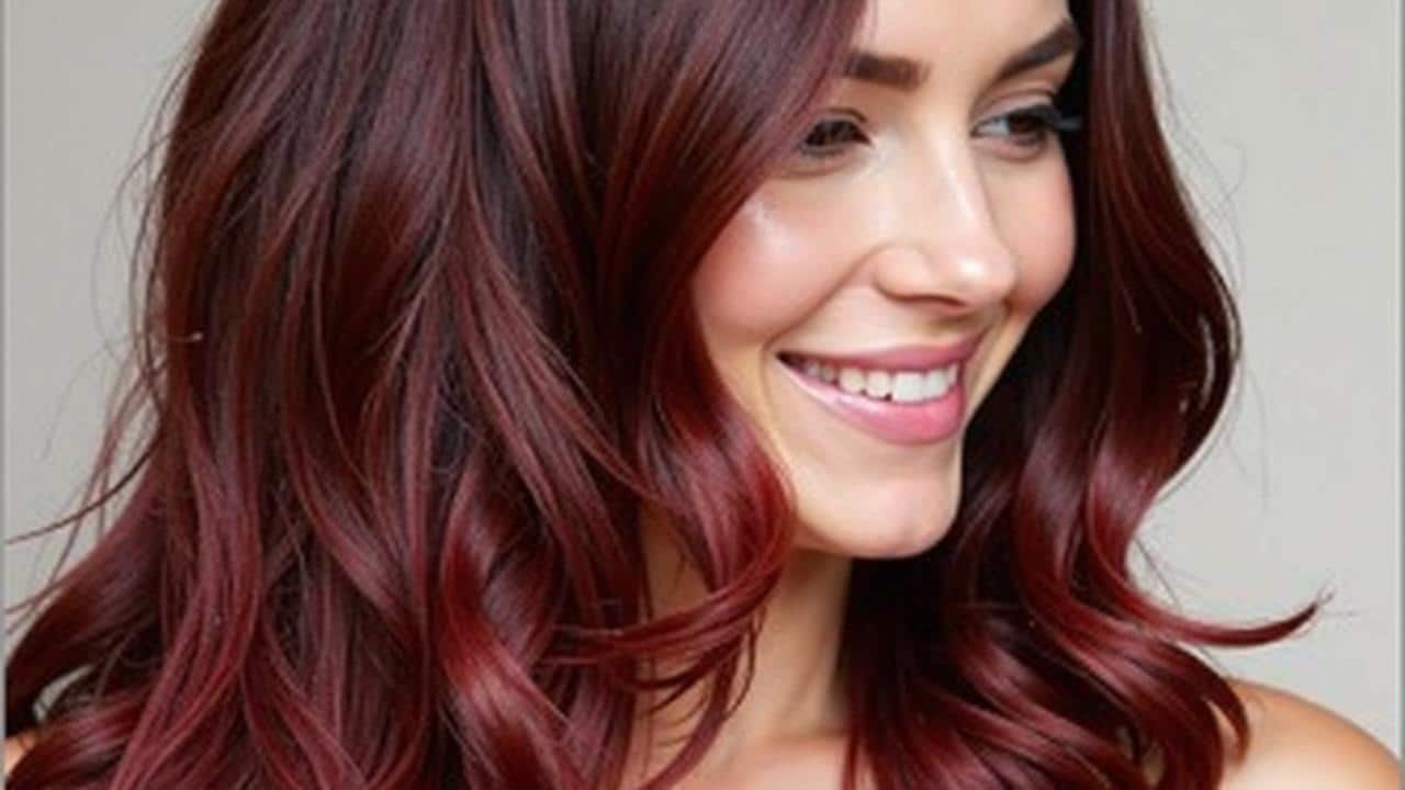 Cherry cola hair color: blend reds and browns for fall depth